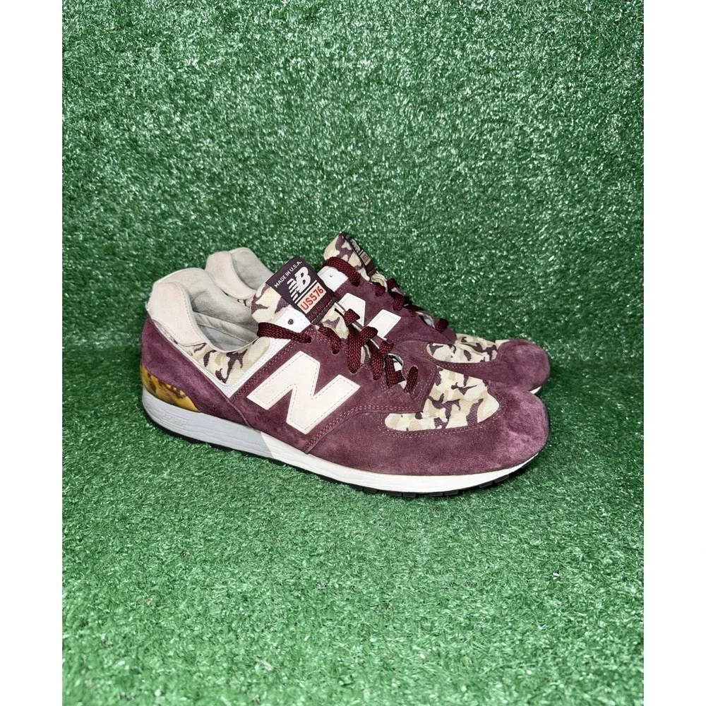 Vintage New Balance Made In USA 576 Purple Running Comfort Shoes Mens‎ Size 13